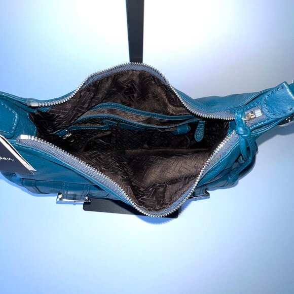 Cole Haan Pocket Hobo Moroccan Blue Village Soft Bag, Never Used, With Tags! - Picture 9 of 16